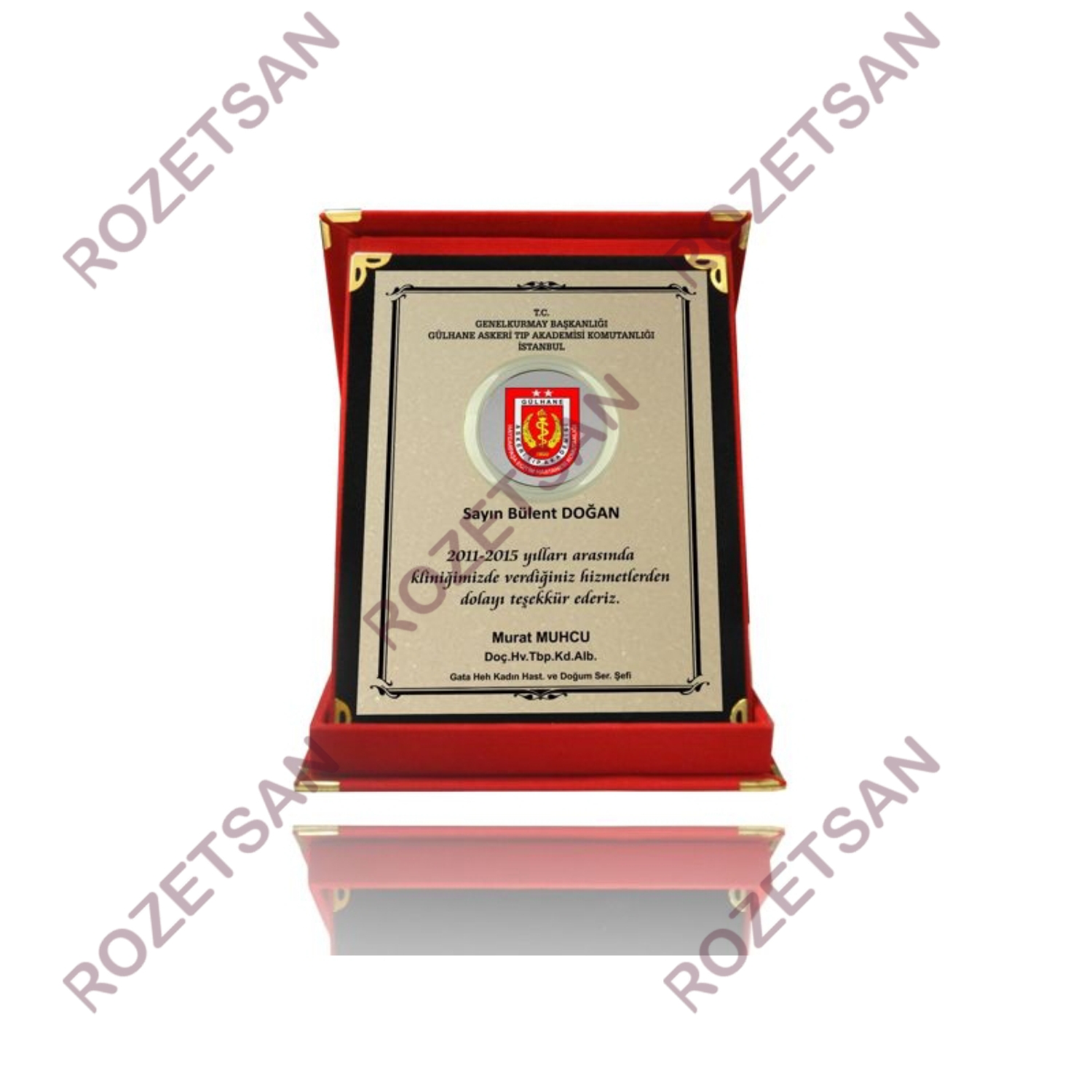 Genelkurmay Başkanlığı Askeri Tıp Plaket